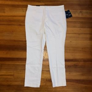 Chaps White Slacks NWT Size 16